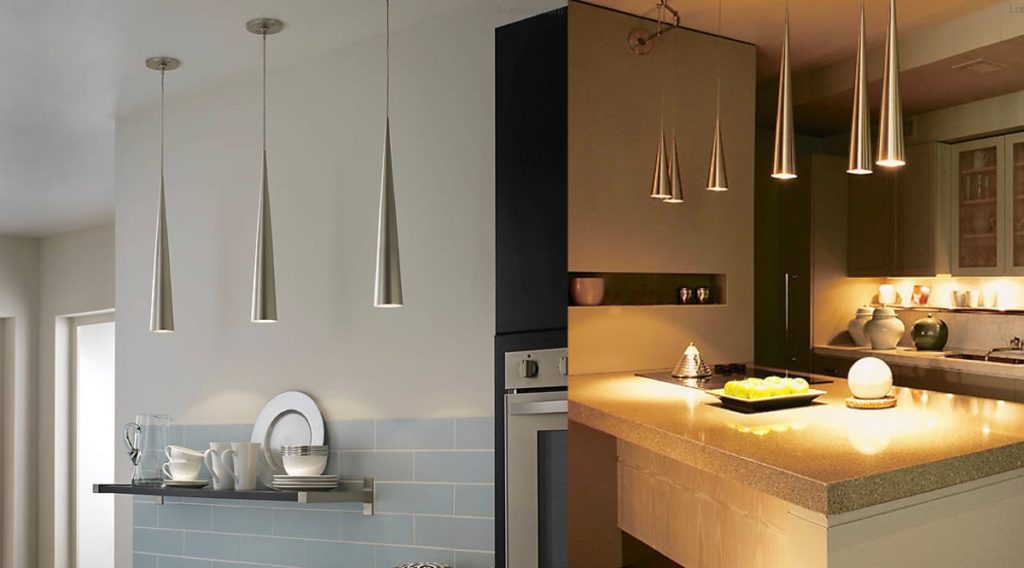 Slender Kitchen Technology Pendant Lighting