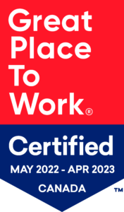 Great Place to Work Certification Badge May 2022